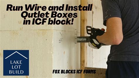 installing electrical boxes in icf walls|icf block outlet in jamaica.